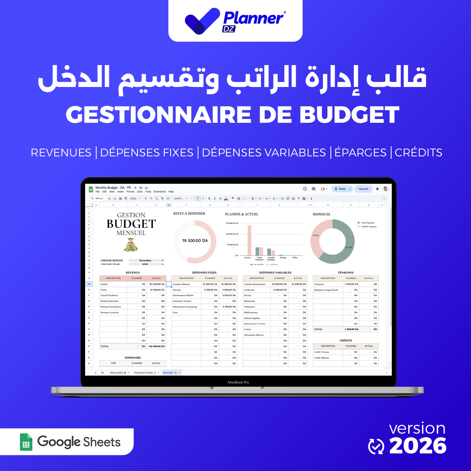 Gestionnaire de Budget Personnel